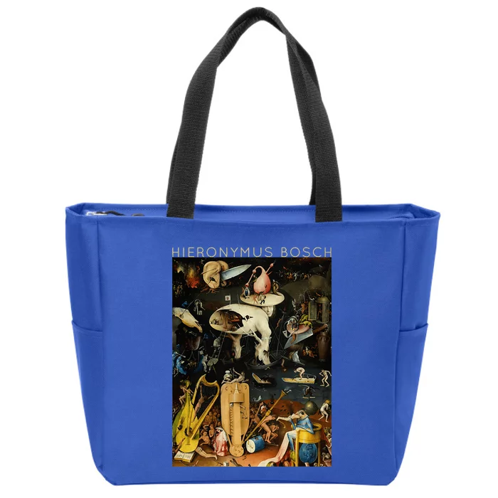 Hieronymus Bosch The Garden Of Earthly Delights For Artists Zip Tote Bag