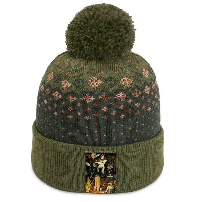 Hieronymus Bosch The Garden Of Earthly Delights For Artists The Baniff Cuffed Pom Beanie