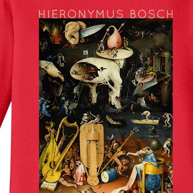 Hieronymus Bosch The Garden Of Earthly Delights For Artists Baby Long Sleeve Bodysuit