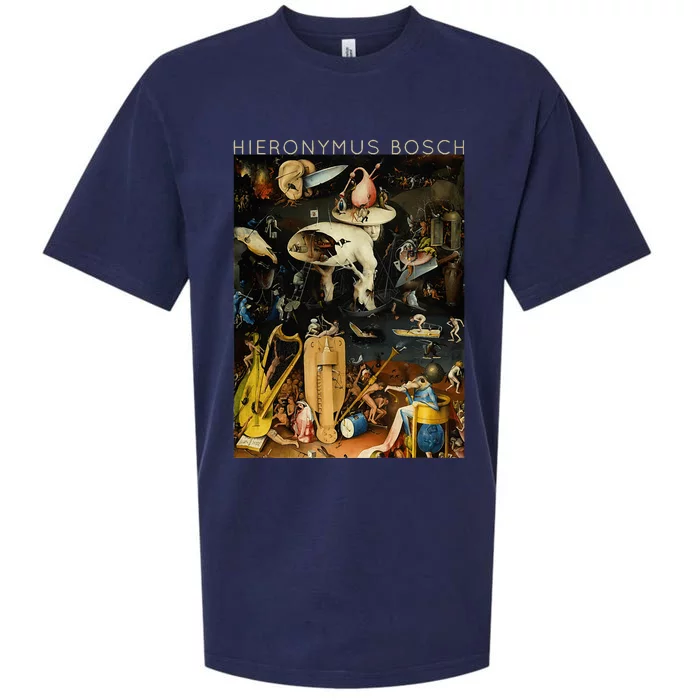 Hieronymus Bosch The Garden Of Earthly Delights For Artists Sueded Cloud Jersey T-Shirt