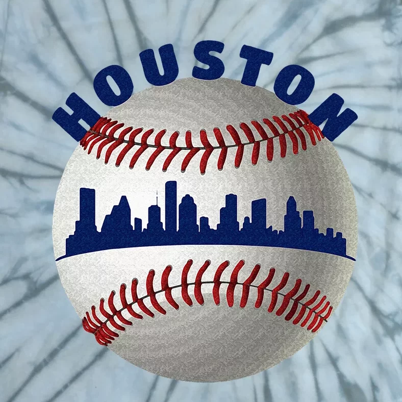 Houston Baseball Team Fans Of Space City Houston Baseball Tie-Dye T-Shirt