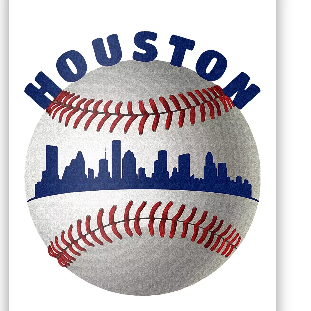 Houston Baseball Team Fans Of Space City Houston Baseball Poster