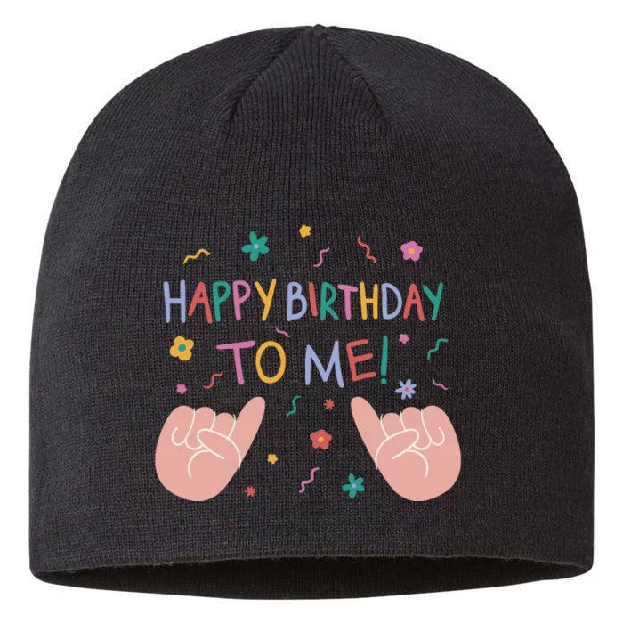 Happy Birthday To Me 8 1/2in Sustainable Knit Beanie