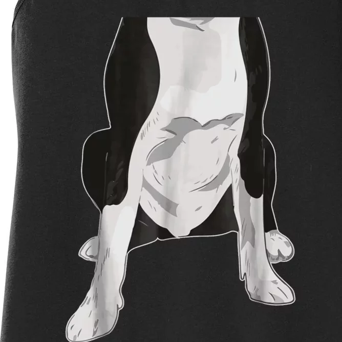 Halloween Boston Terriers Dog Body Costume Women's Racerback Tank