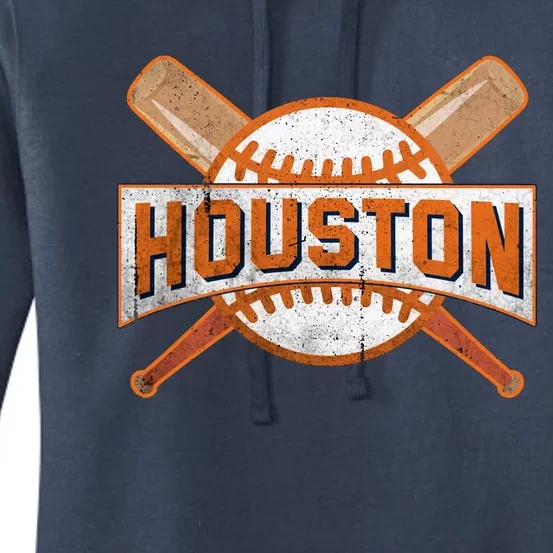 Houston Baseball Team Love Sport Funny Gifts Women's Pullover Hoodie