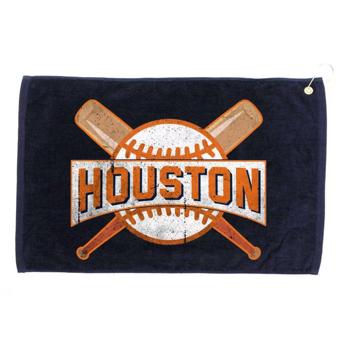 Houston Baseball Team Love Sport Funny Gifts Grommeted Golf Towel