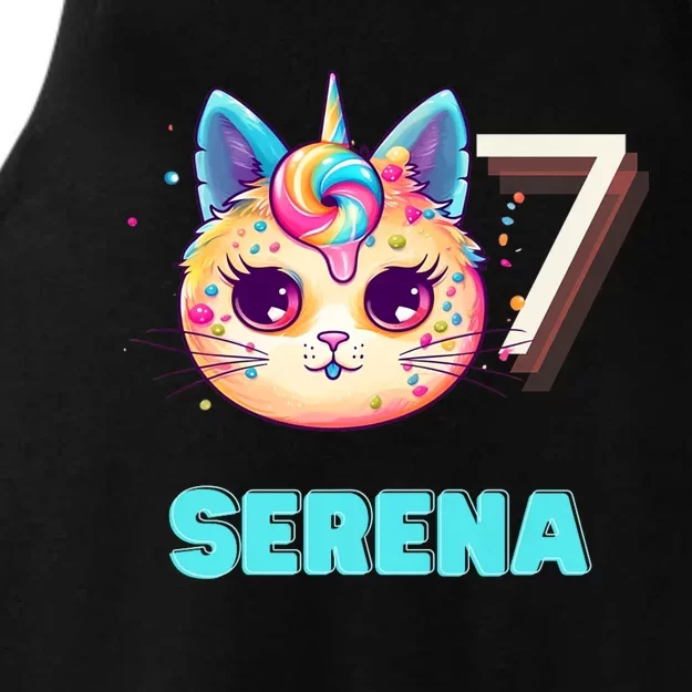 Happy Birthday To Serena Ladies Tri-Blend Wicking Tank