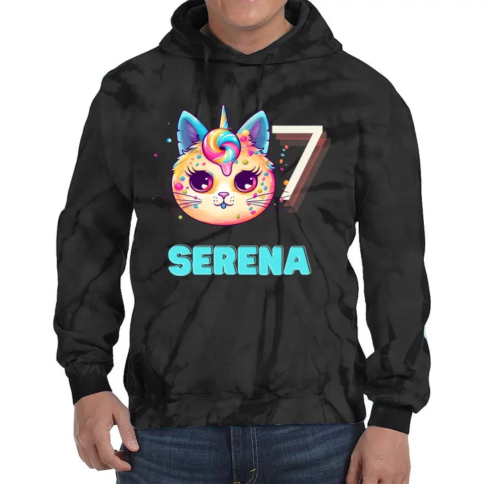 Happy Birthday To Serena Tie Dye Hoodie