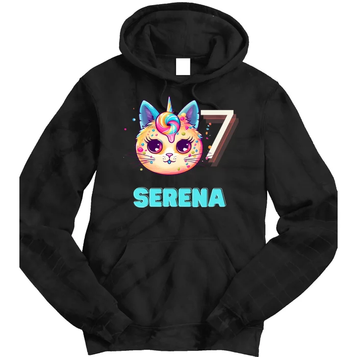 Happy Birthday To Serena Tie Dye Hoodie