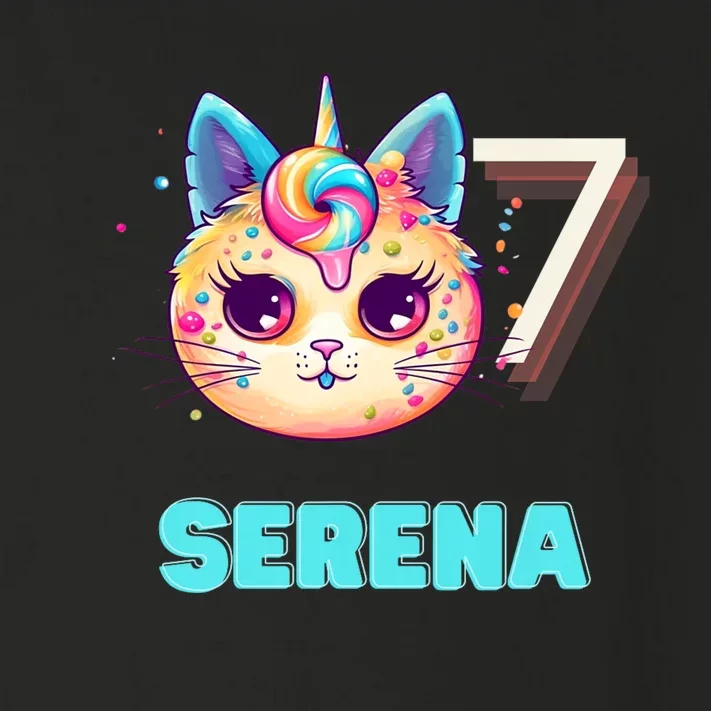 Happy Birthday To Serena Toddler Long Sleeve Shirt