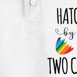 Hatched By Two Chicks Cute Lgbt Baby Announce Dry Zone Grid Performance Polo