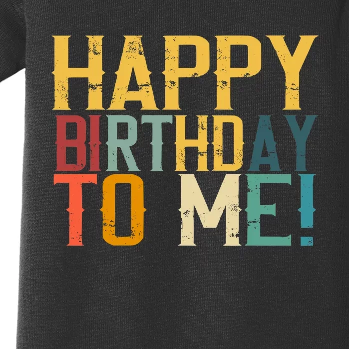 Happy Birthday to Me Birthday Party Design Baby Bodysuit