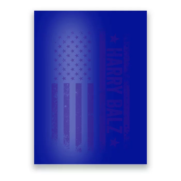 Harry Balz Usa Flag Political Gift Poster