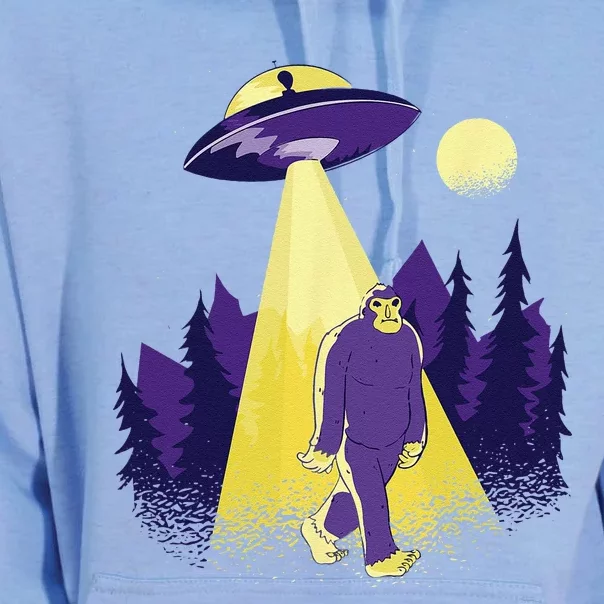 Halloween Bigfoot Ufo Abduction Unisex Surf Hoodie