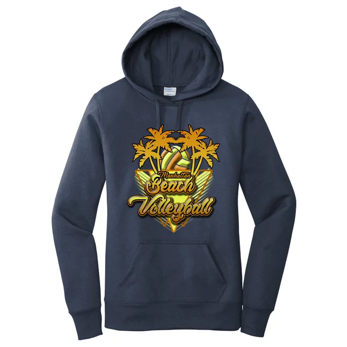 Hattan Beach Volleyball California Fun And Sun In The Sand Cool Gift Women's Pullover Hoodie