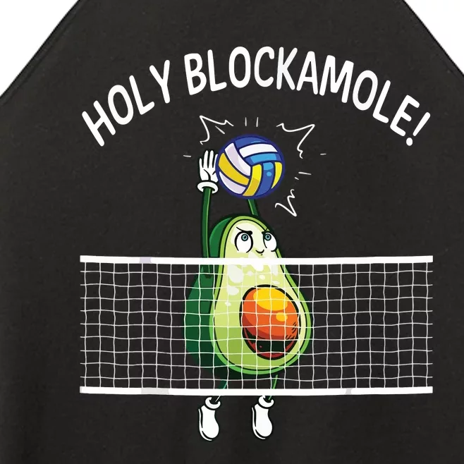 Holy Blockamole Volleyball Player Blocker Avocado Women’s Perfect Tri Rocker Tank