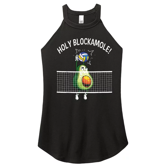 Holy Blockamole Volleyball Player Blocker Avocado Women’s Perfect Tri Rocker Tank