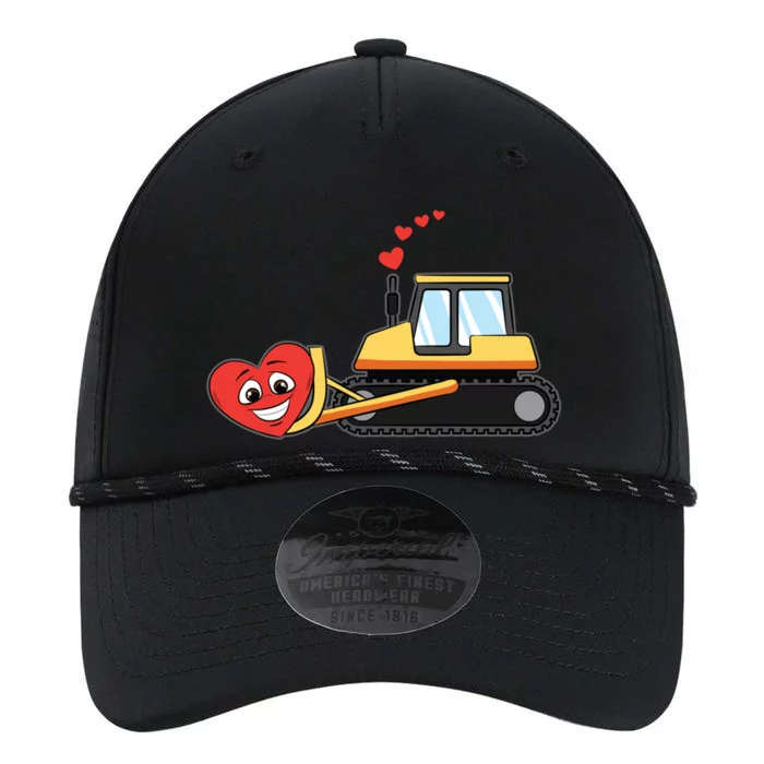 Heart Bulldozer Valentines Day Cool Love Construction Gift Performance The Dyno Cap