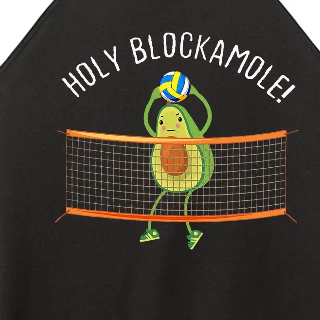 Holy Blockamole Volleyball Cute Funny Women’s Perfect Tri Rocker Tank