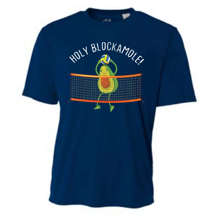 Holy Blockamole Volleyball Cute Funny Cooling Performance Crew T-Shirt