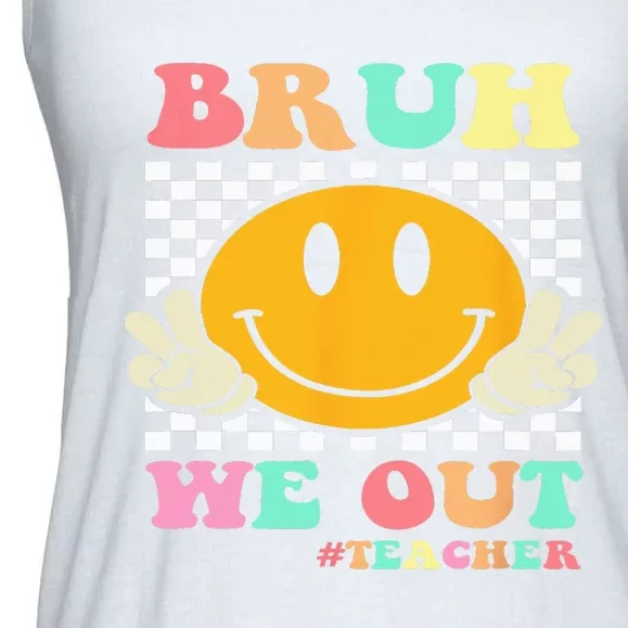 Hippie Bruh We Out Teachers Summer Last Day Of School Ladies Essential Flowy Tank