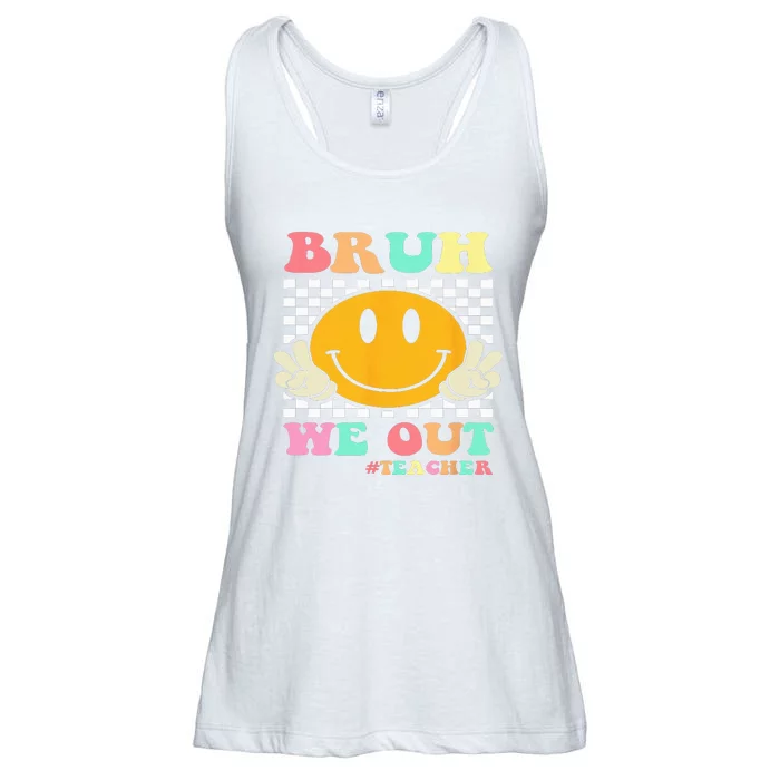 Hippie Bruh We Out Teachers Summer Last Day Of School Ladies Essential Flowy Tank