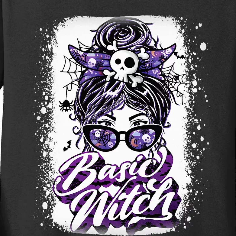 Halloween Basic Witch Halloween Costume Kids Long Sleeve Shirt