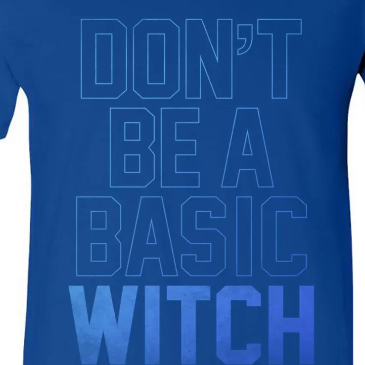 Halloween Basic Witch Funny Gift V-Neck T-Shirt