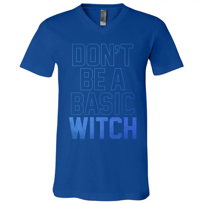 Halloween Basic Witch Funny Gift V-Neck T-Shirt