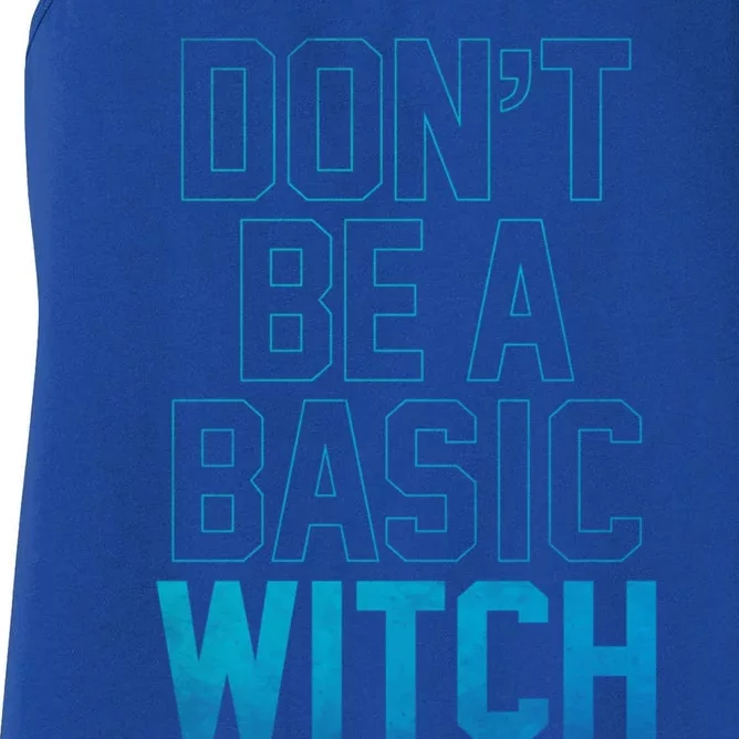 Halloween Basic Witch Funny Gift Women's Racerback Tank