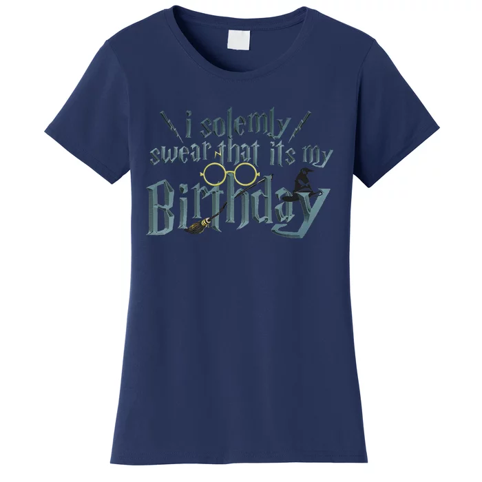 Harry Birthday Wizard, I Solemnly Swear Its My Birthday Women's T-Shirt