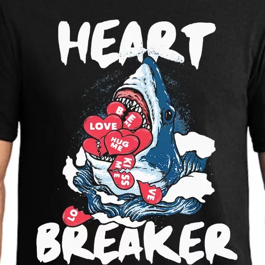 Heart Breaker Wildlife Animal Marine Biologist Shark Lover Pajama Set