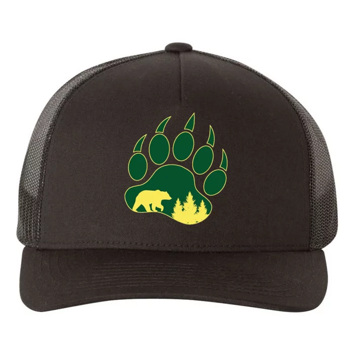 Hiking Bear Wear Yupoong Adult 5-Panel Trucker Hat