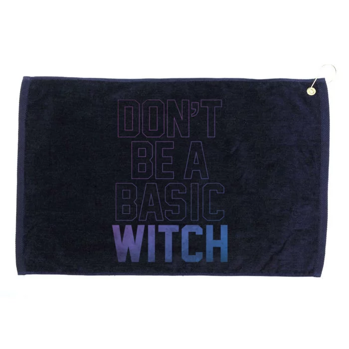 Halloween Basic Witch Funny Gift Grommeted Golf Towel