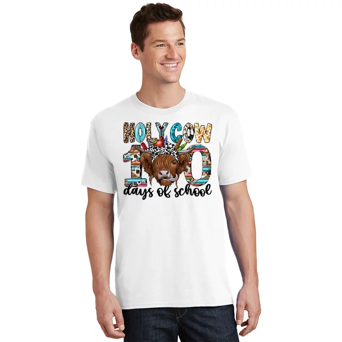 Holy Cow 100 Days Of School Funny T-Shirt