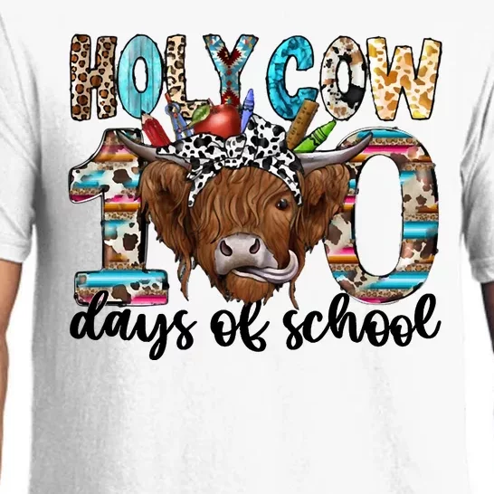 Holy Cow 100 Days Of School Funny Pajama Set