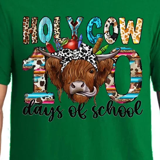 Holy Cow 100 Days Of School 100th Day Smarter Teacher Pajama Set