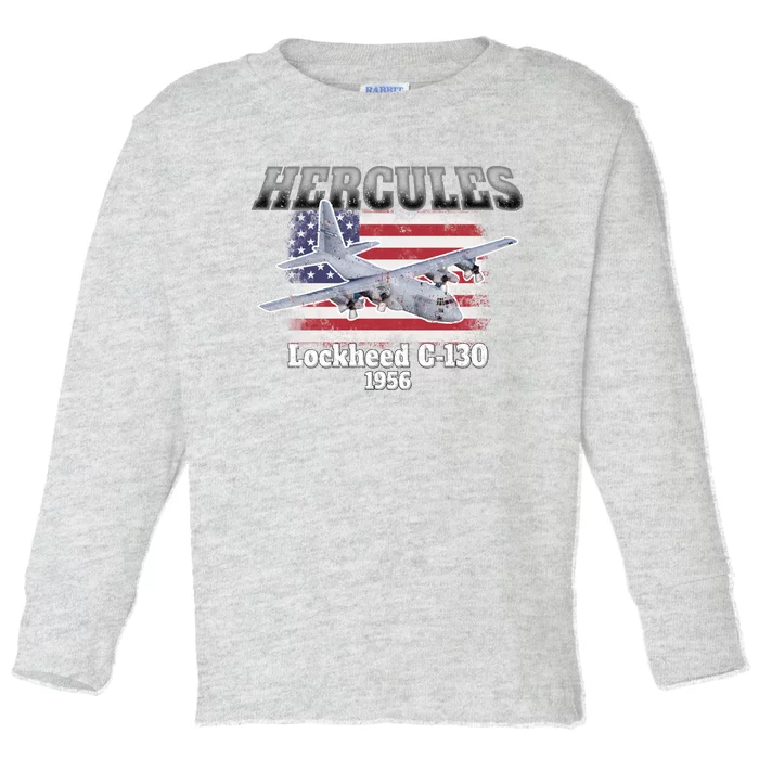 Hercules C130 1956 Toddler Long Sleeve Shirt