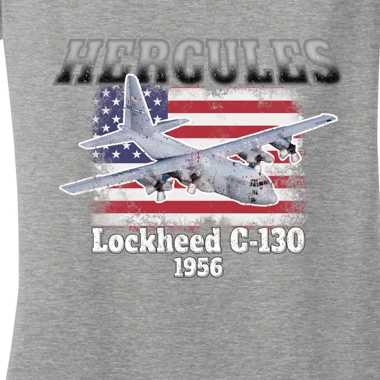 Hercules C130 1956 Women's V-Neck T-Shirt