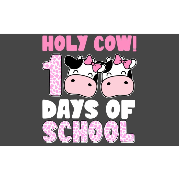 Holy Cow 100 Days Of School Funny Cute Bumper Sticker