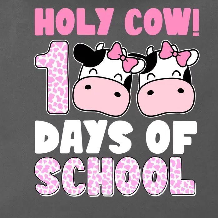 Holy Cow 100 Days Of School Funny Cute Zip Tote Bag