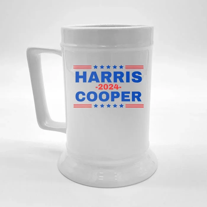 Harris Cooper 2024 Harris Cooper Election 2024 Front & Back Beer Stein