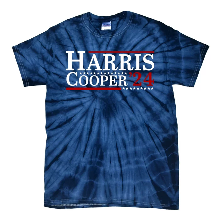 Harris Cooper 2024 For President Kamala Harris Roy Cooper Tie-Dye T-Shirt