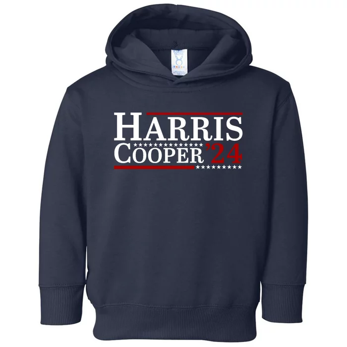 Harris Cooper 2024 For President Kamala Harris Roy Cooper Toddler Hoodie