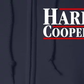 Harris Cooper 2024 For President Kamala Harris Roy Cooper Full Zip Hoodie