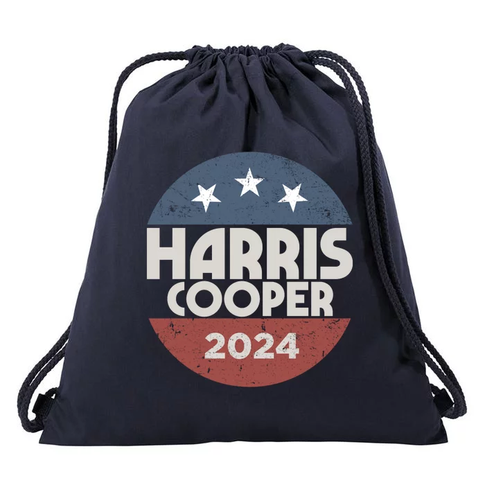 Harris Cooper 2024 For President Kamala Harris Roy Cooper Drawstring Bag