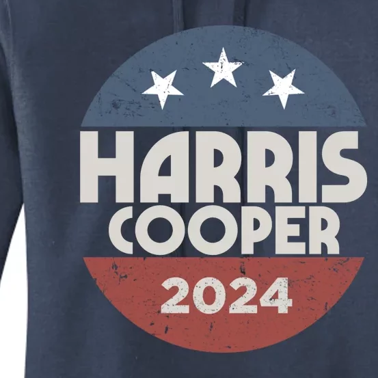 Harris Cooper 2024 For President Kamala Harris Roy Cooper Women's Pullover Hoodie