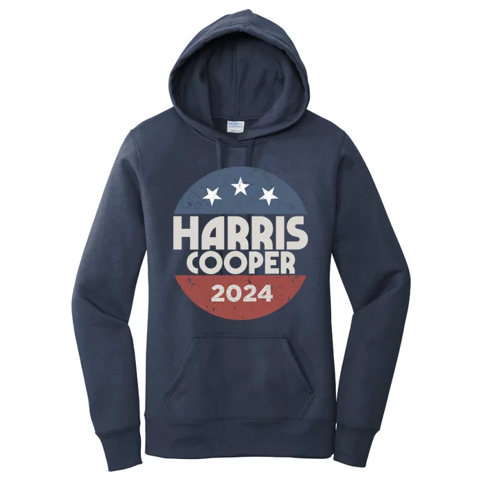 Harris Cooper 2024 For President Kamala Harris Roy Cooper Women's Pullover Hoodie