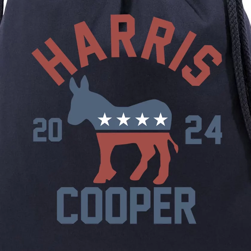 Harris Cooper 2024 For President Kamala Harris Roy Cooper Drawstring Bag