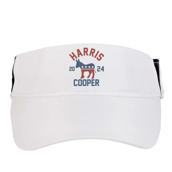 Harris Cooper 2024 For President Kamala Harris Roy Cooper Adult Drive Performance Visor